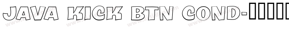 Java Kick BTN Cond字体转换